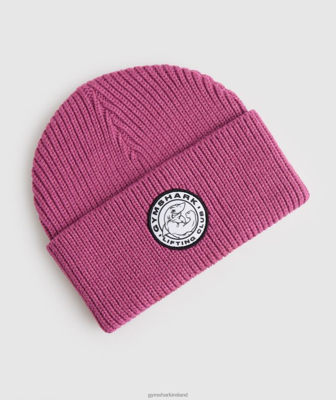 Unisex Legacy Deep Cuff Beanie 8004D1146 Gymshark Deep Pink