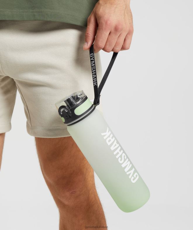 Unisex Sports Bottle 8004D1118 Gymshark Flora Green/Desert Sage Green