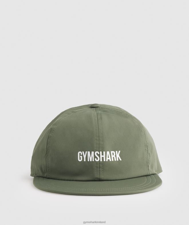 Unisex Flat Peak Cap 8004D1135 Gymshark Core Olive
