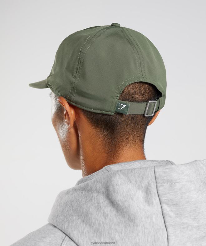 Unisex Flat Peak Cap 8004D1135 Gymshark Core Olive