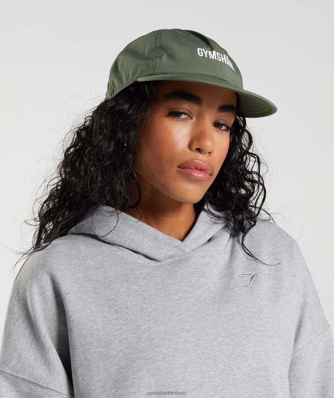 Unisex Flat Peak Cap 8004D1135 Gymshark Core Olive