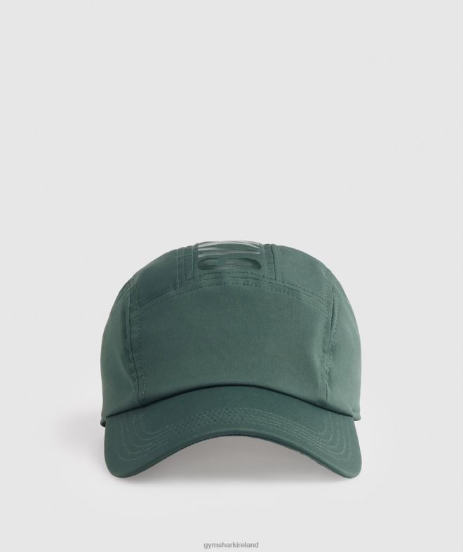 Unisex Logo 5 Panel Cap 8004D1131 Gymshark Obsidian Green