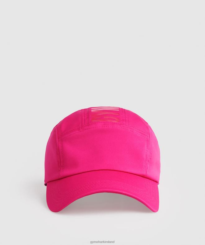 Unisex Logo 5 Panel Cap 8004D1132 Gymshark Magenta Pink