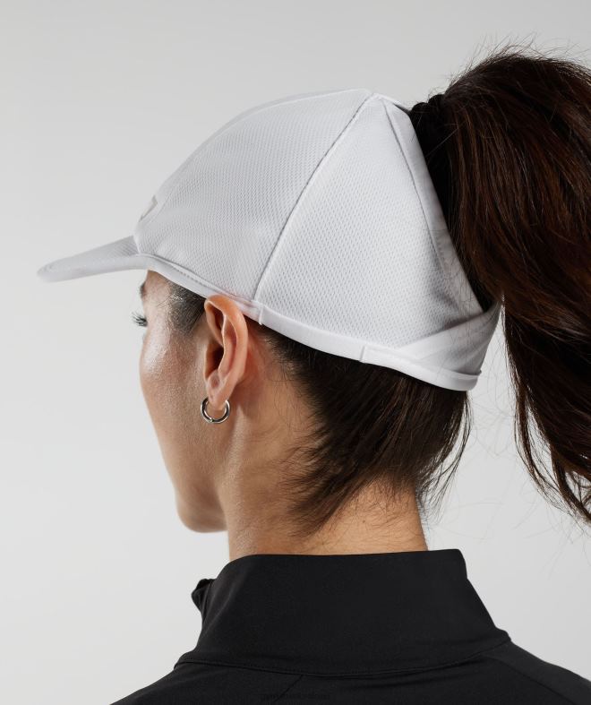 Unisex Ponytail Cap 8004D1138 Gymshark White