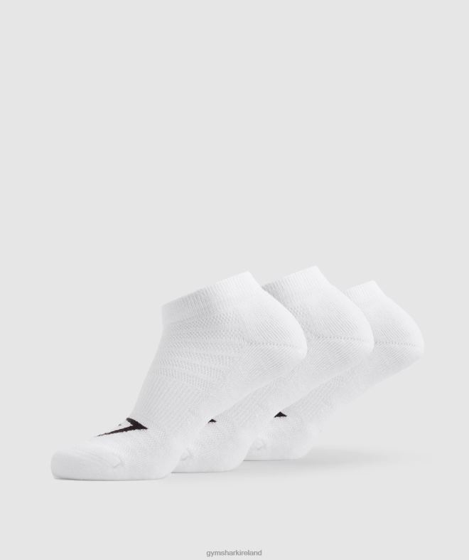 Unisex Ankle Socks 3pk 8004D1101 Gymshark White