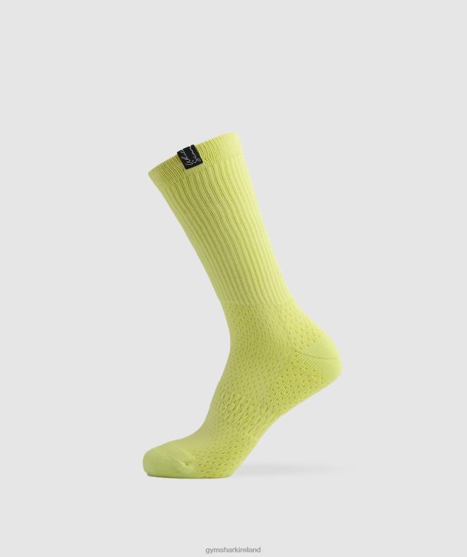 Unisex Whitney Tab Crew Socks 1pk 8004D1090 Gymshark Sea Kelp Green