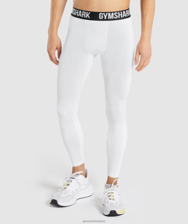 Men Element Baselayer Leggings 8004D1035 Gymshark White