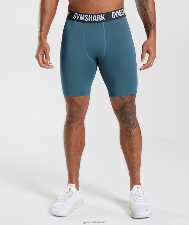 Men Element Baselayer Shorts 8004D1042 Gymshark Tuscan Teal