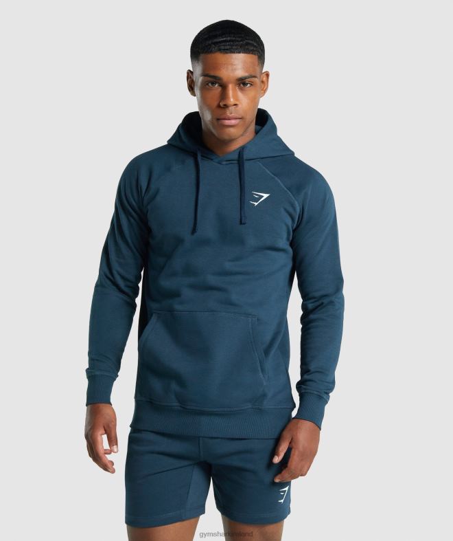 Men Crest Hoodie 8004D793 Gymshark Navy