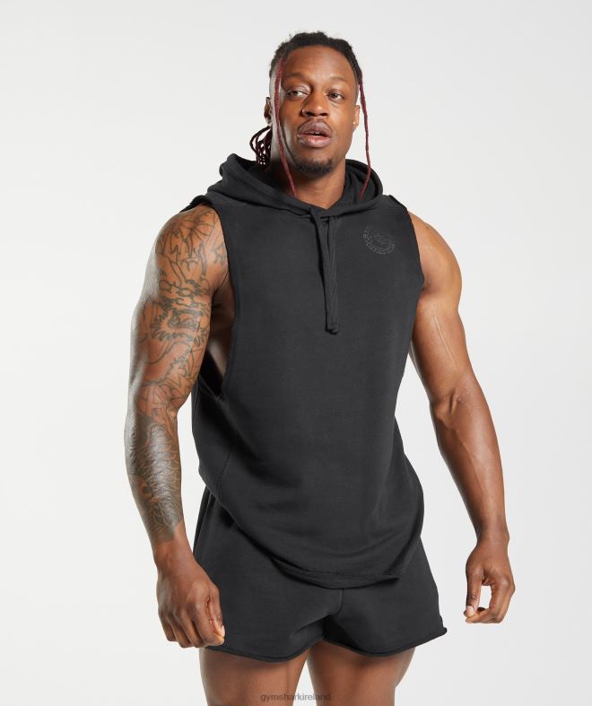 Men Legacy Drop Arm Hoodie 8004D847 Gymshark Black