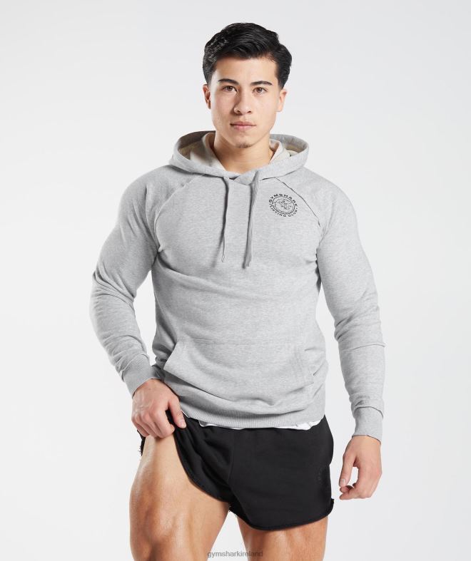 Men Legacy Hoodie 8004D837 Gymshark Light Grey Marl