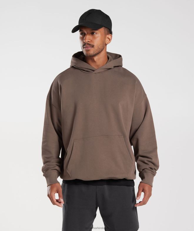 Men Rest Day Essentials Hoodie 8004D876 Gymshark Truffle Brown