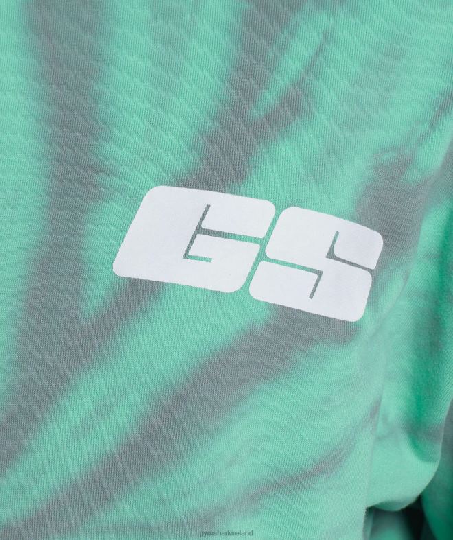 Men Rest Day Hoodie 8004D799 Gymshark Oxidized Green/Silhouette Grey/Spiral Optic Wash