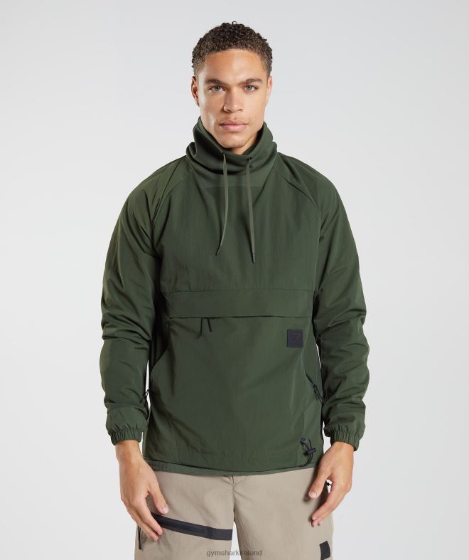 Men Retake Anorak 8004D834 Gymshark Moss Olive