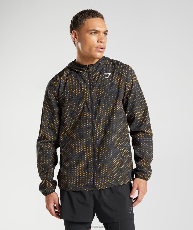 Men Sport Windbreaker 8004D810 Gymshark Turmeric Yellow