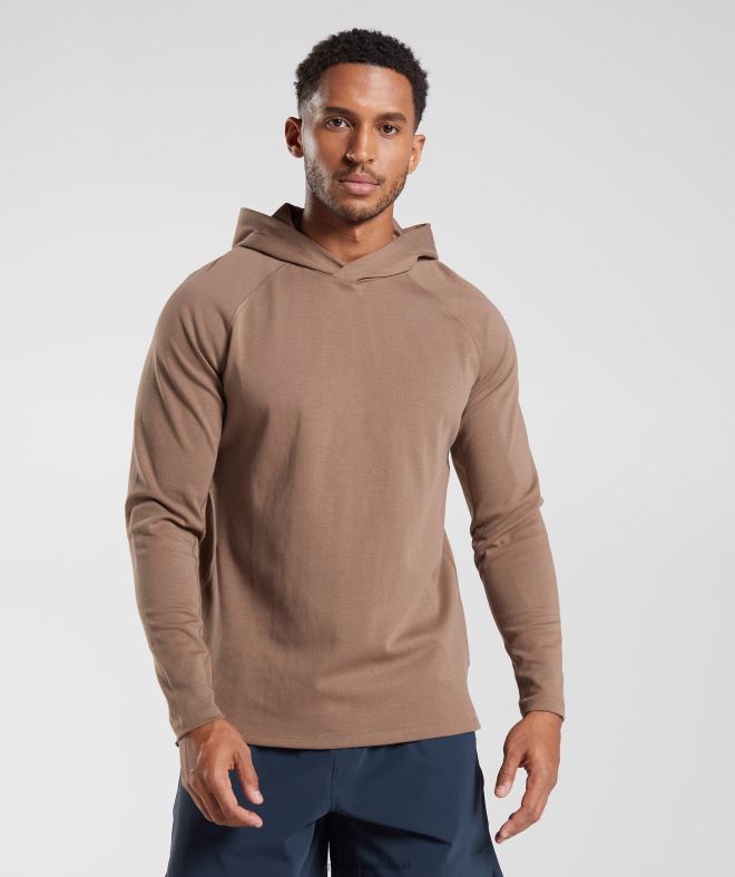 Men Studio Hoodie 8004D846 Gymshark Soul Brown