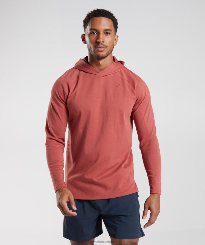 Men Studio Hoodie 8004D848 Gymshark Rose Brown