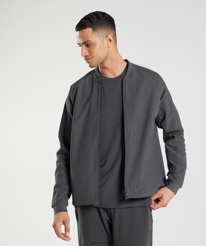 Men Studio Jacket 8004D817 Gymshark Onyx Grey