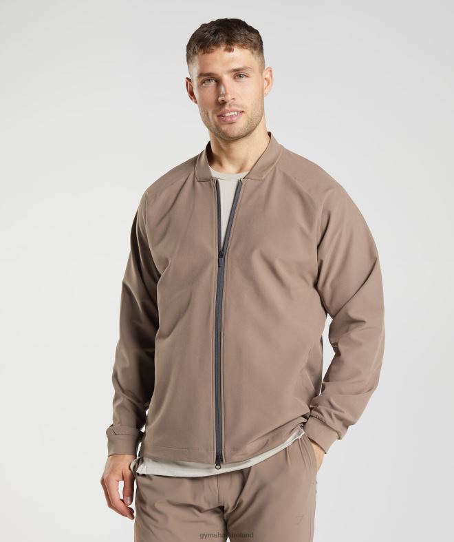 Men Studio Jacket 8004D841 Gymshark Soul Brown