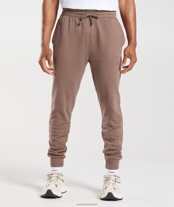 Men Crest Joggers 8004D1058 Gymshark Truffle Brown