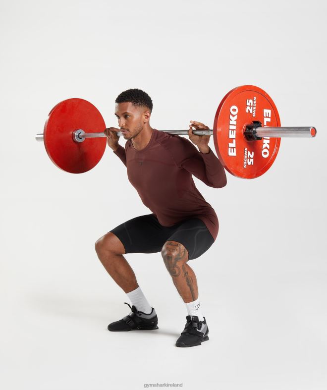 Men 315 Seamless 1/2 Shorts 8004D538 Gymshark Black/Charcoal Grey