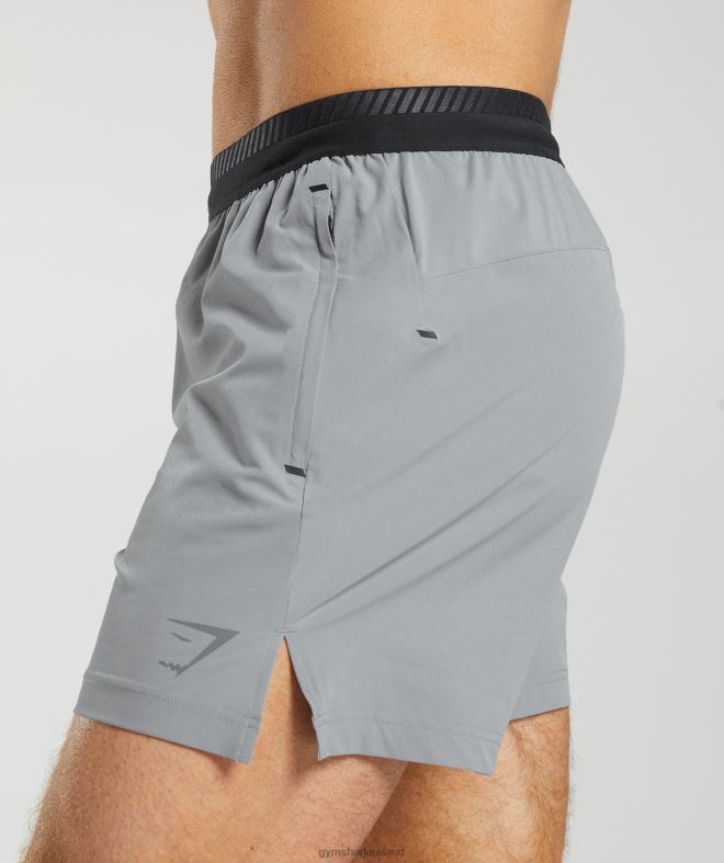 Men Apex 5 Hybrid Shorts 8004D546 Gymshark Drift Grey