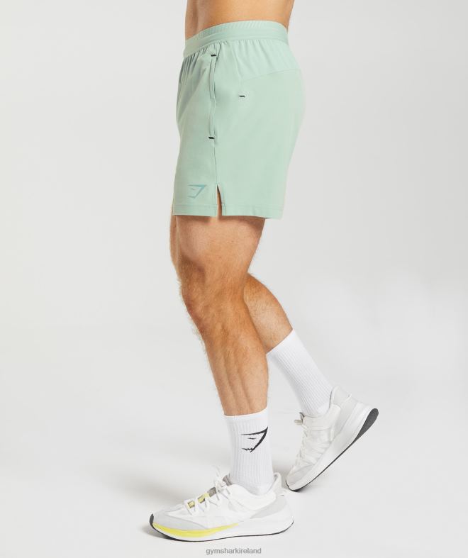 Men Apex 5 Hybrid Shorts 8004D549 Gymshark Frost Teal