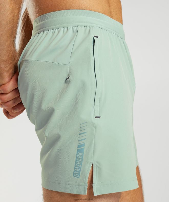 Men Apex 5 Hybrid Shorts 8004D549 Gymshark Frost Teal