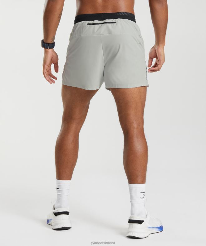 Men Apex Run 4 Shorts 8004D539 Gymshark Light Grey