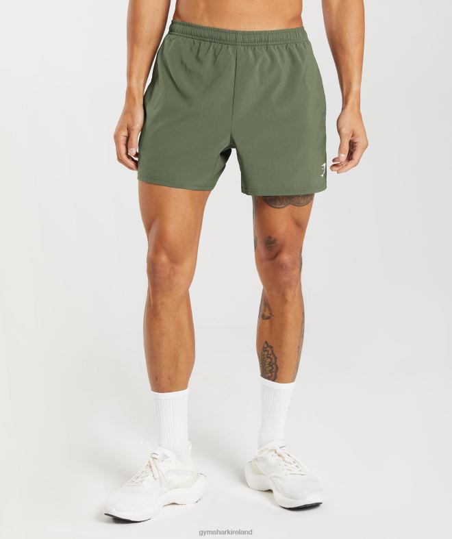 Men Arrival 5 Shorts 8004D517 Gymshark Core Olive