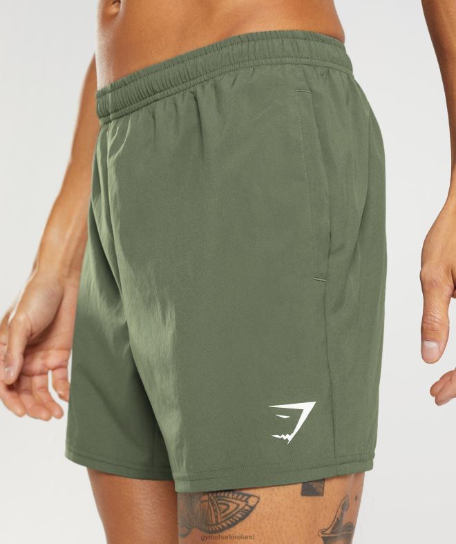 Men Arrival 5 Shorts 8004D517 Gymshark Core Olive