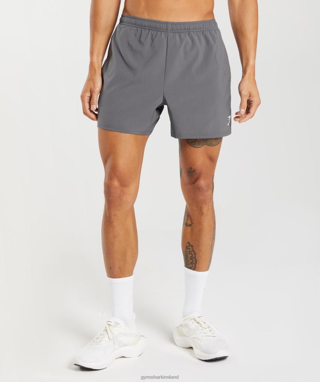 Men Arrival 5 Shorts 8004D525 Gymshark Silhouette Grey