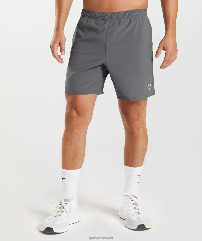 Men Arrival 7 Shorts 8004D521 Gymshark Silhouette Grey