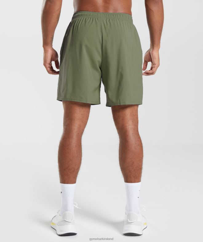 Men Arrival Shorts 8004D530 Gymshark Core Olive