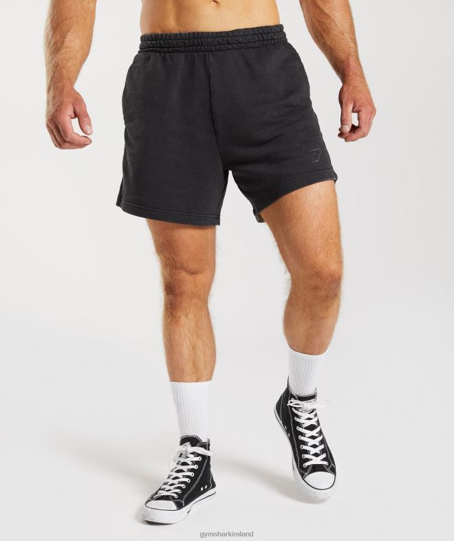 Men Power Washed 5 Shorts 8004D524 Gymshark Black