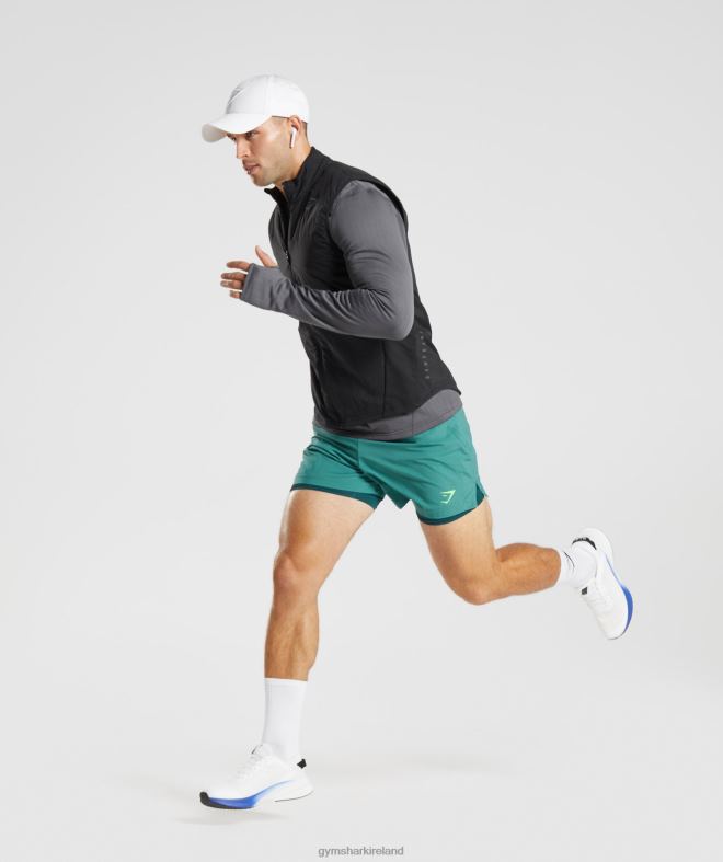 Men Sport 5 2 In 1 Shorts 8004D558 Gymshark Slate Blue/Winter Teal