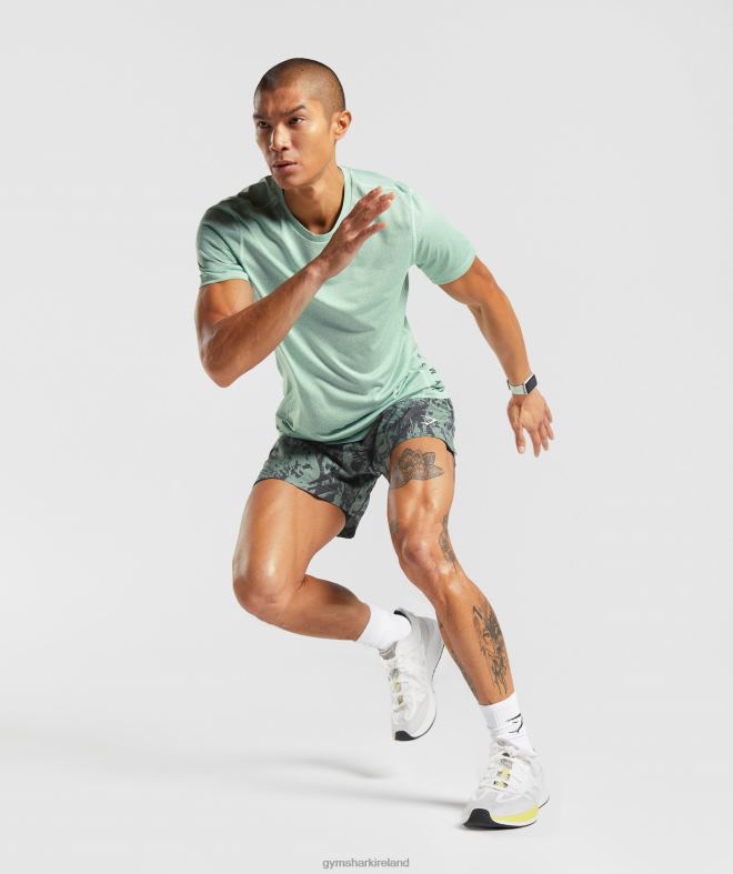 Men Sport 5 2 In 1 Shorts 8004D565 Gymshark Willow Green/Black