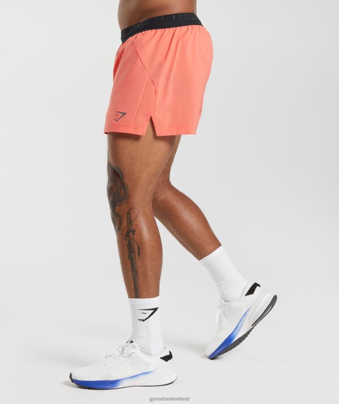 Men Sport Run 3 Shorts 8004D526 Gymshark Aerospace Orange
