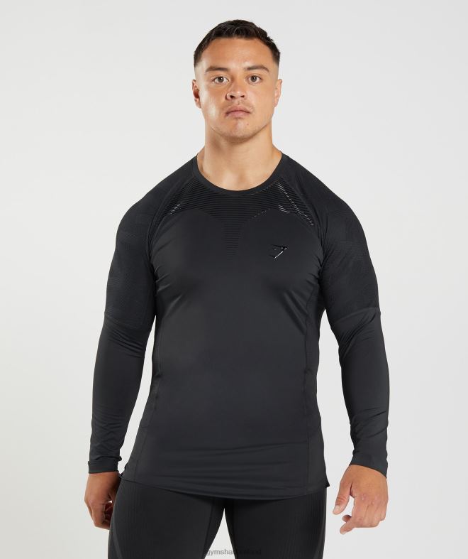 Men 315 Long Sleeve T-Shirt 8004D622 Gymshark Black