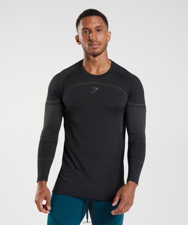 Men 315 Long Sleeve T-Shirt 8004D696 Gymshark Black