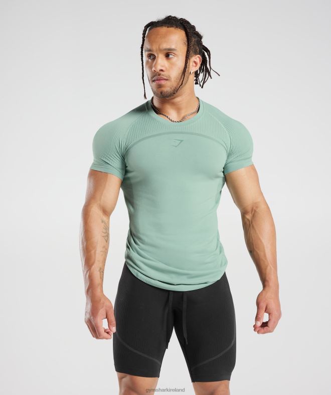 Men 315 Seamless T-Shirt 8004D779 Gymshark Frost Teal/Ink Teal