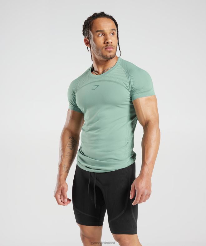 Men 315 Seamless T-Shirt 8004D779 Gymshark Frost Teal/Ink Teal