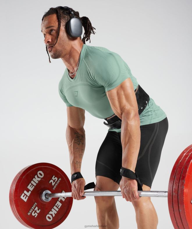 Men 315 Seamless T-Shirt 8004D779 Gymshark Frost Teal/Ink Teal