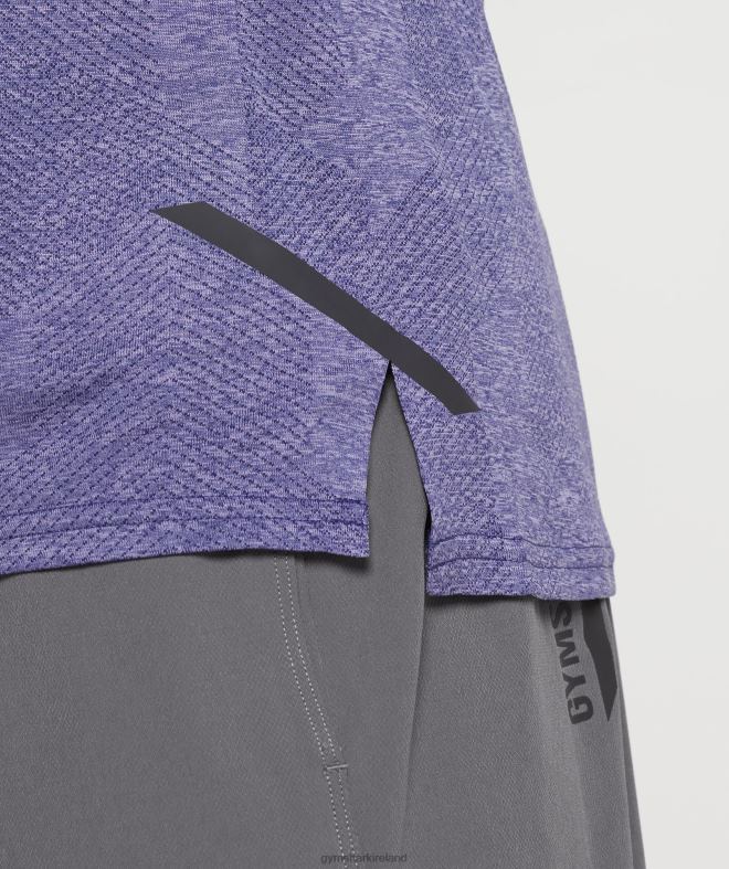 Men Apex Long Sleeve T-Shirt 8004D707 Gymshark Neptune Purple/Velvet Purple