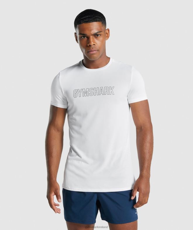 Men Arrival Graphic T-Shirt 8004D666 Gymshark White