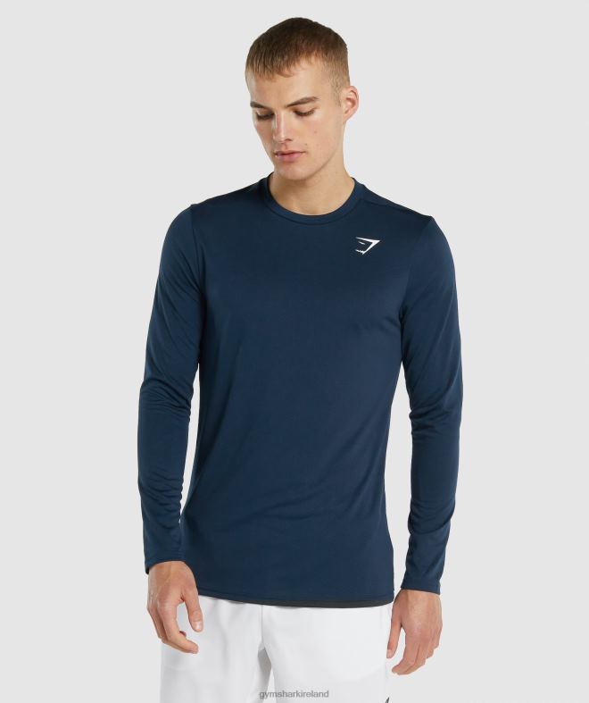 Men Arrival Long Sleeve T-Shirt 8004D598 Gymshark Navy