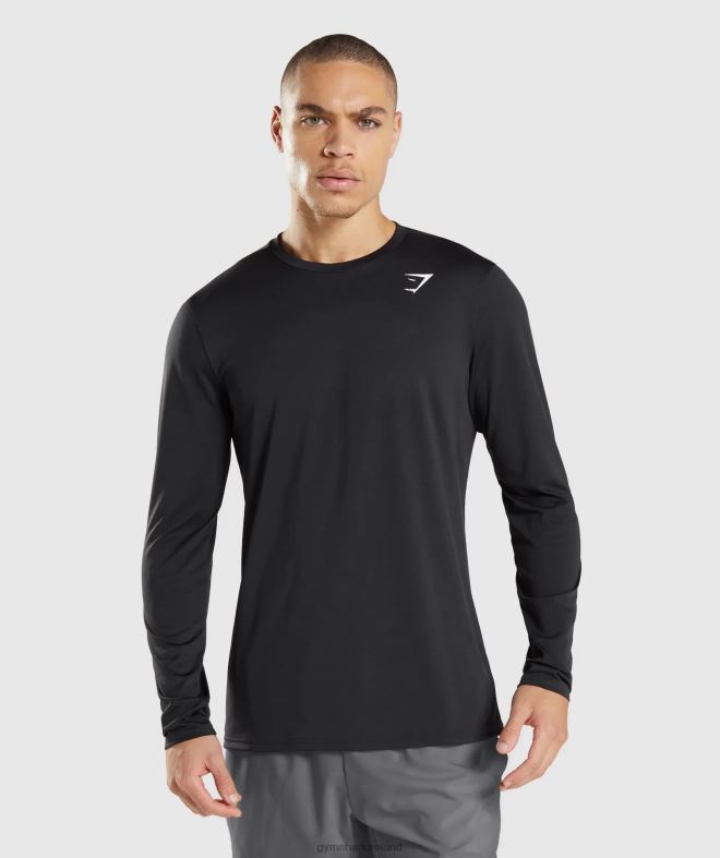 Men Arrival Long Sleeve T-Shirt 8004D619 Gymshark Black