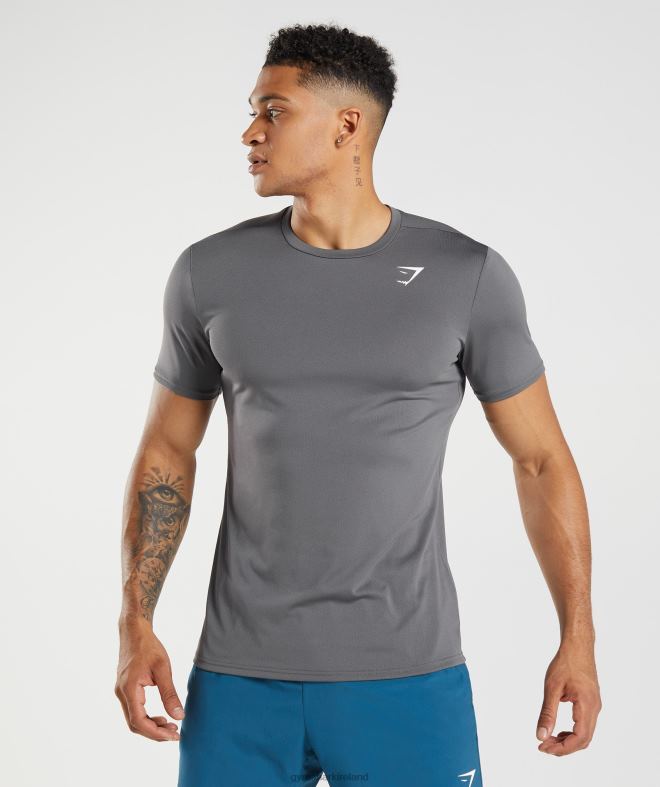 Men Arrival T-Shirt 8004D638 Gymshark Silhouette Grey