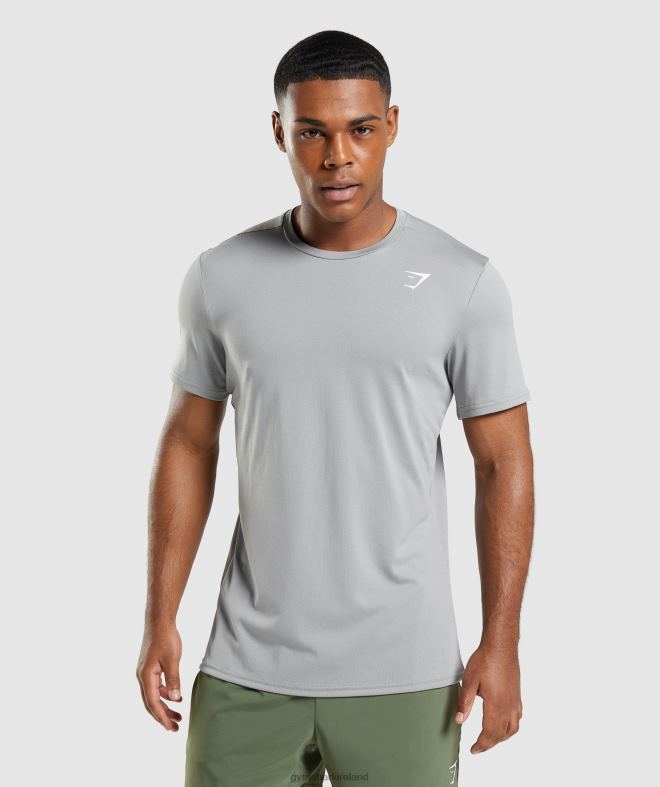 Men Arrival T-Shirt 8004D683 Gymshark Smokey Grey