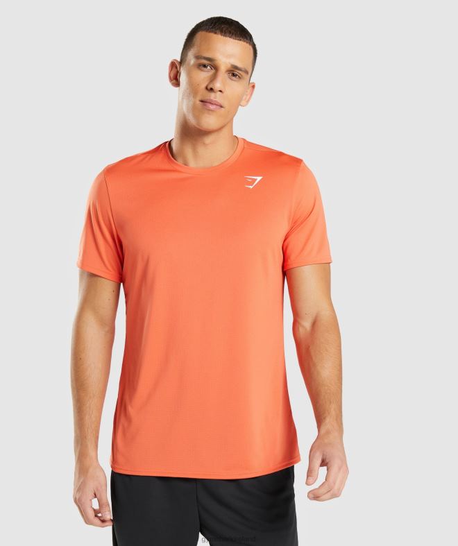 Men Arrival T-Shirt 8004D748 Gymshark Papaya Orange